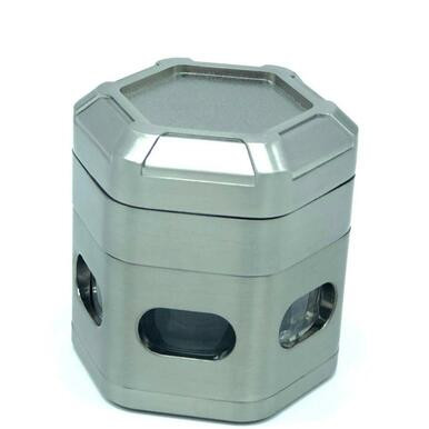 Hexagon 60mm 4-Piece Grinder