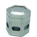 Hexagon 60mm 4-Piece Grinder