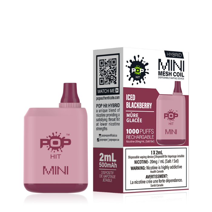 Pop Box Mini 1000 Disposable Vape Device - 10ct