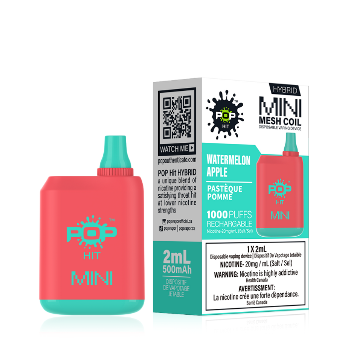 Pop Box Mini 1000 Disposable Vape Device - 10ct