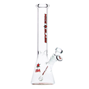 11" 7mm Nice Glass Slim Beaker with Bottom Design