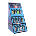 Zengaz Seven Jet (ZL-19) Series 8 Jet Rubberized Cube Lighters - 48ct