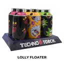Techno Small Spray Can Torch Lighters - 6ct