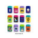 Zengaz Mega (ZL-3) Series 5 Jet Rubberized Cube Lighters - 48ct