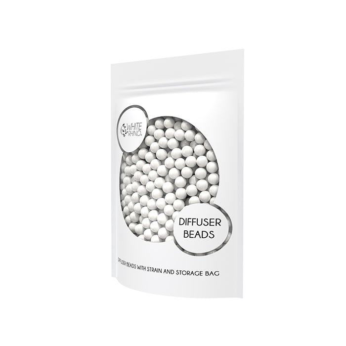 White Rhino Diffuser Beads